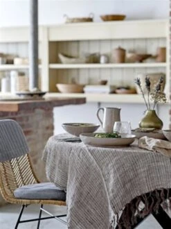 Bloomingville Alia Bord Rose - Set Van 6 Stuks Ø23,5xH4,5 Cm -Bloomingville Deco Verkoop bloomingville alia bord rose set van 6 stuks 235xh 3