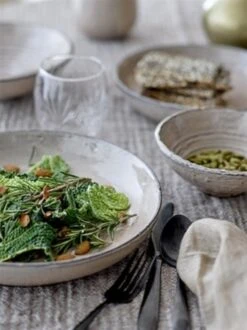 Bloomingville Alia Bord Rose - Set Van 6 Stuks Ø23,5xH4,5 Cm -Bloomingville Deco Verkoop bloomingville alia bord rose set van 6 stuks 235xh 4