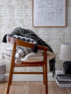 Bloomingville Ebell Kussen - Wit -Bloomingville Deco Verkoop bloomingville ebell kussen wit 2