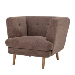 Bloomingville Elliot Loungestoel - Bruin -Bloomingville Deco Verkoop bloomingville elliot loungestoel bruin 1