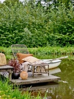 Bloomingville Enola Kussen Bruin - 82059376 -Bloomingville Deco Verkoop bloomingville enola kussen bruin 82059376 3