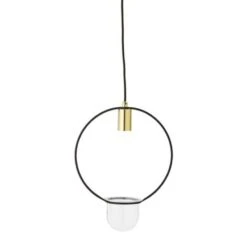 Bloomingville Hanglamp Gold Finish Glas -Bloomingville Deco Verkoop bloomingville hanglamp gold finish glas 2