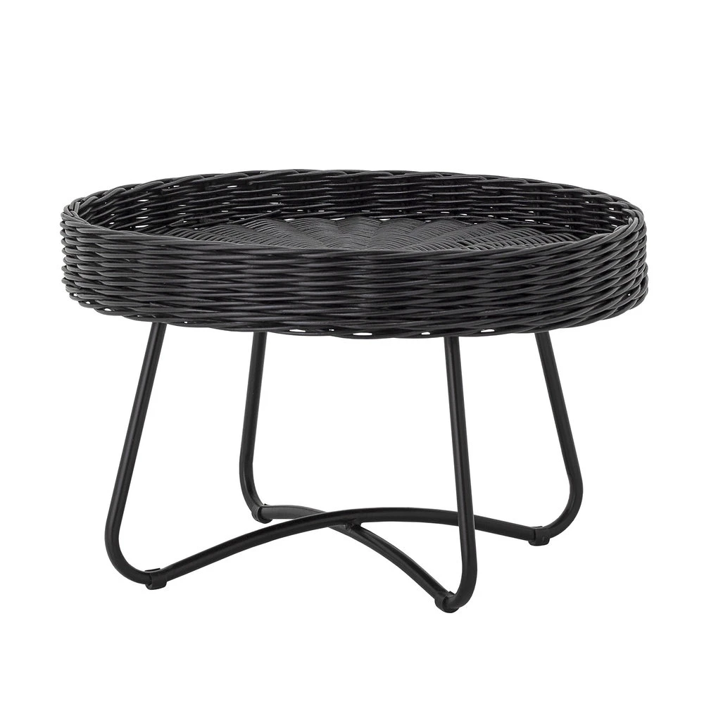 Bloomingville Hattie Koffietafel Rotan - Zwart 1 Bloomingville Hattie Koffietafel Rotan - Zwart