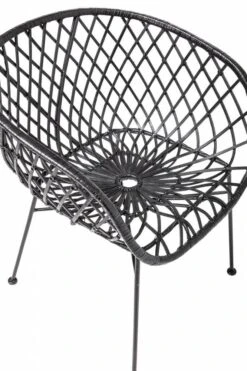 Bloomingville Loungestoel Zwart Rotan -Bloomingville Deco Verkoop bloomingville loungestoel zwart rotan 5
