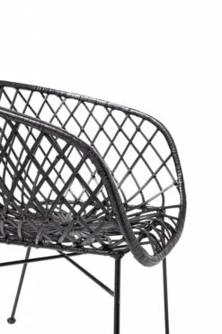 Bloomingville Loungestoel Zwart Rotan -Bloomingville Deco Verkoop bloomingville loungestoel zwart rotan 6