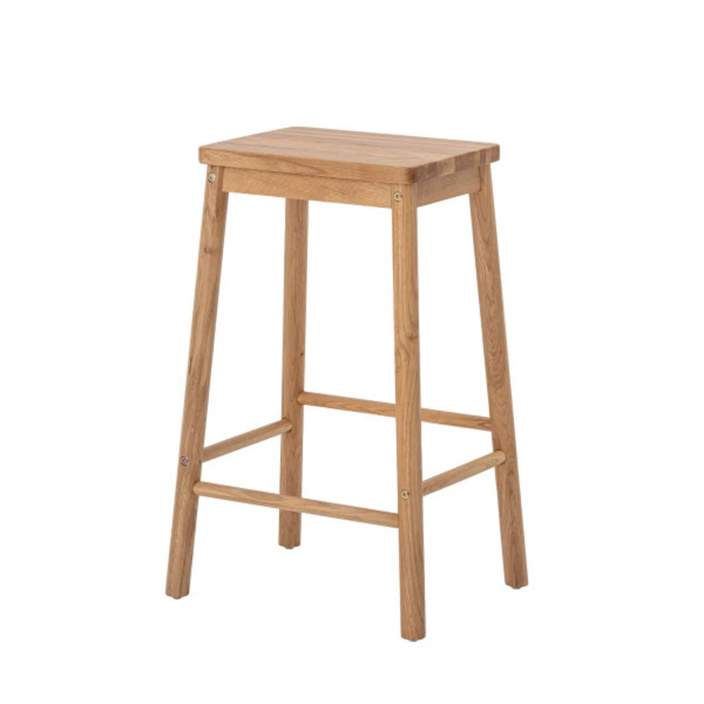 Bloomingville Mats Kruk Eikenhout - Naturel 2 Bloomingville Mats Kruk Eikenhout - Naturel - Afbeelding 2