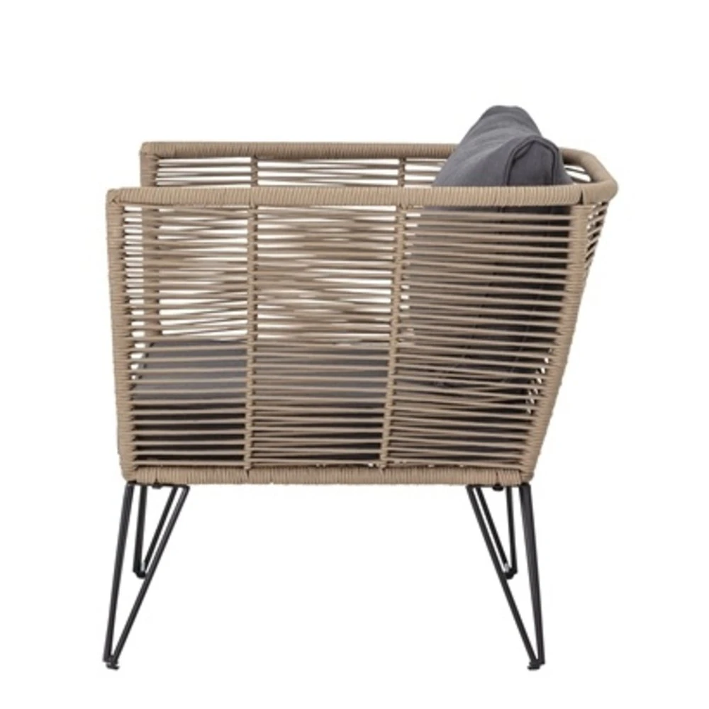 Bloomingville Mundo Loungestoel - Bruin 4 Bloomingville Mundo Loungestoel - Bruin - Afbeelding 4
