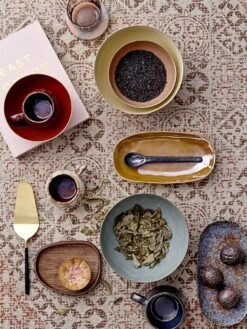 Bloomingville Paula Bord Bruin - Set Van 6 Stuks -Bloomingville Deco Verkoop bloomingville paula bord bruin set van 6 stuks 2