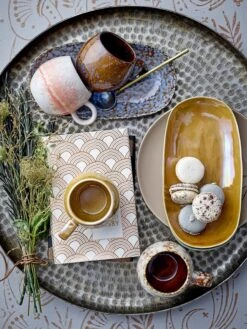 Bloomingville Paula Mokken Blauw Set Van 6 Stuks -Bloomingville Deco Verkoop bloomingville paula mokken blauw set van 6 stuks 5