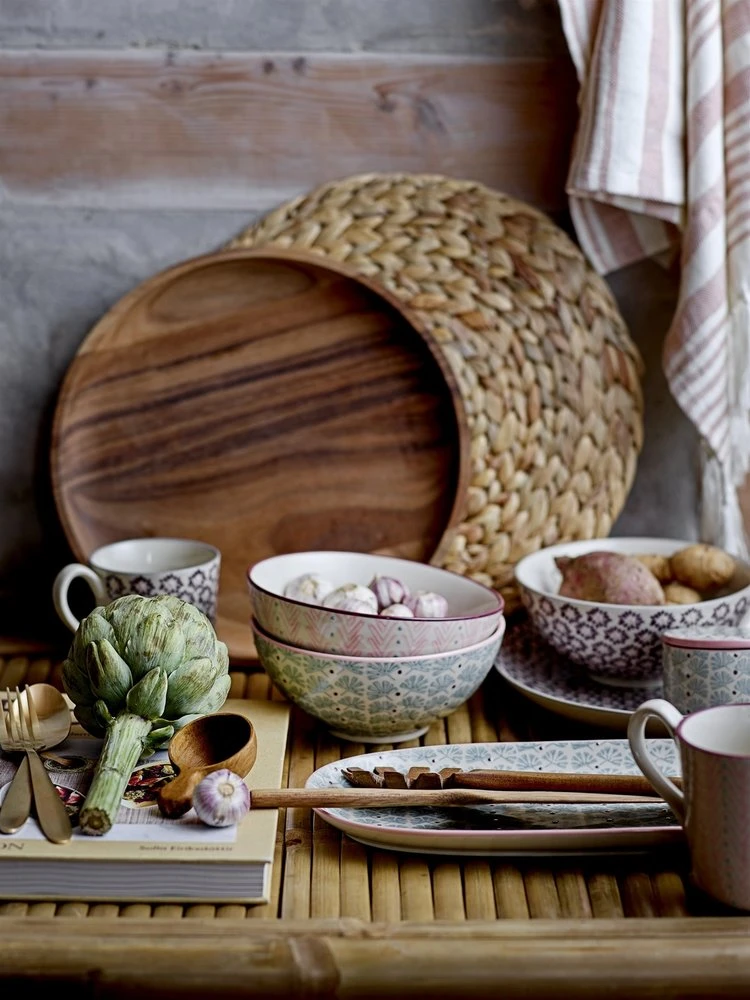 Bloomingville Placemats Water Hyacinth Naturel - Set Van 6 Stuks 2 Bloomingville Placemats Water Hyacinth Naturel - Set Van 6 Stuks - Afbeelding 2