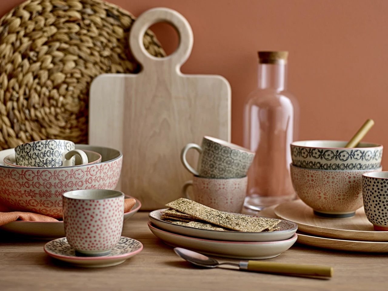 Bloomingville Placemats Water Hyacinth Naturel - Set Van 6 Stuks 9 Bloomingville Placemats Water Hyacinth Naturel - Set Van 6 Stuks - Afbeelding 9