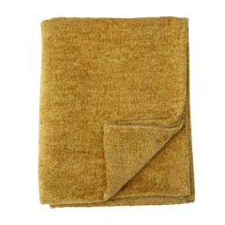 Bloomingville Plaid Geel - 170x140cm