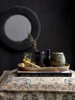 Bloomingville Spiegel Katoen - Grijs -Bloomingville Deco Verkoop bloomingville spiegel katoen grijs 2