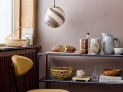 Bloomingville Stacy Schalen Bruin Set Van 6 Stuks - 82055005 -Bloomingville Deco Verkoop bloomingville stacy schalen bruin set van 6 stuks 2