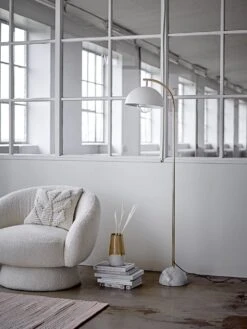 Bloomingville Ted Loungestoel - Wit -Bloomingville Deco Verkoop bloomingville ted loungestoel wit 8