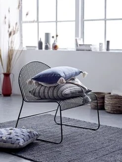 Bloomingville Vloerkleed Jute Zwart - L210xW150 Cm -Bloomingville Deco Verkoop bloomingville vloerkleed jute zwart l210xw150 cm 2