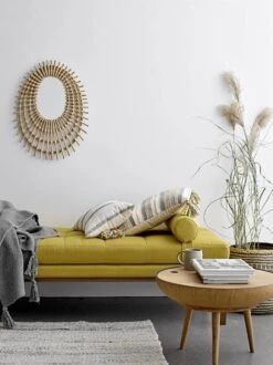 Bloomingville Vloerkleed Nature Wol 183x122cm - 82043372 -Bloomingville Deco Verkoop bloomingville vloerkleed nature wol 183x122cm 8204 3