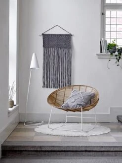 Bloomingville Vloerkleed Rond Wol Ø110cm -Bloomingville Deco Verkoop bloomingville vloerkleed rond wol 110cm 2